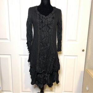 Pretty Angel Black Whimsy Goth Dress